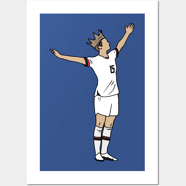 Queen Rapinoe Wall Art by rattraptees